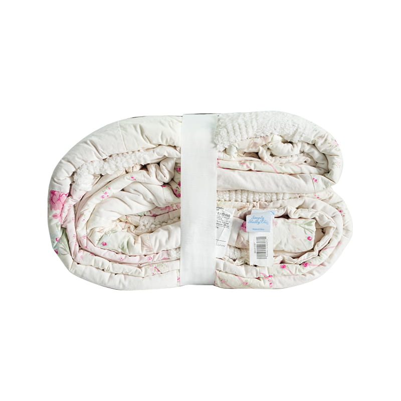 Ensemble de courtepointe en coton pour fille